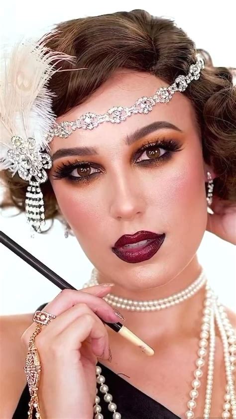 flapper makeup ideas|flappers makeup in the 1920s.